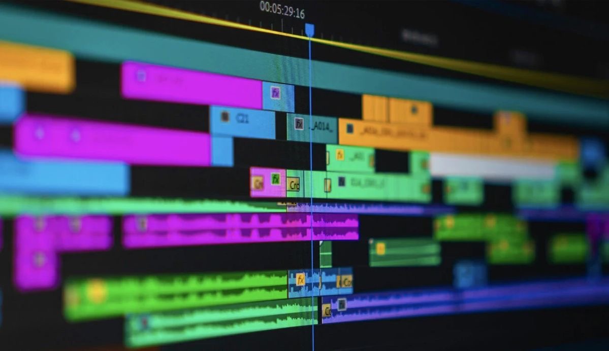 Bastidor de edição de vídeo da Lumene